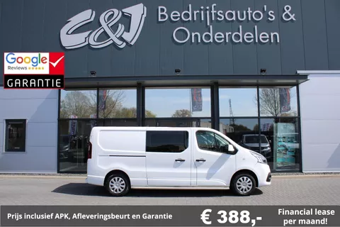 Renault Trafic 2.0 dCi 120 T29 L2H1 Work Edition Cruise Airco &euro;388,- P/mnd
