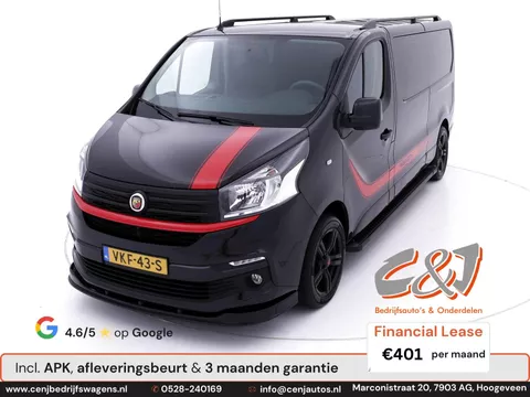 Fiat Talento 2.0 MultiJet L2H1 Abarth Dubbele Cabine Abarth Dubbele Cabine luxe airco navi cruise leder lease 401,- p/md