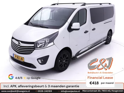 Opel Vivaro 1.6 CDTI L2H1 Dubbele Cabine innovation #136 ecc leder luxe lease 418,- p/md