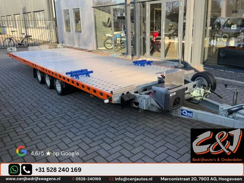 Blyss auto ambulance 896cm lang 3500kg, hydraulisch/elektrisch lier en kantel systeem, lichtmetaal, nieuwstaat