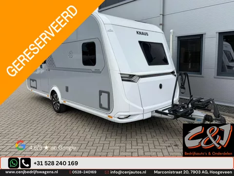 Knaus W02 Azur 500 FU Airco l Mover l Automaat poten l Router l Thule Luifel l Fietsdrager l BTW