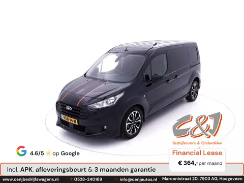 Ford Transit Connect 1.5 EcoBlue L2 Sport airco navi automaat vol luxe 364,- p/md