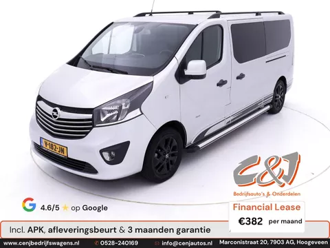 Opel Vivaro 1.6 CDTI L2H1 Dubbele Cabine innovation #136 ecc leder luxe lease 498,- p/md