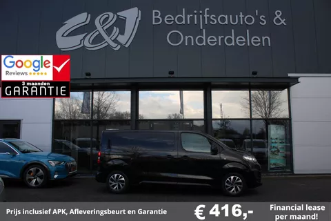 Citroen Jumpy 2.0 BlueHDI 180 Business M S&amp;S automaat luxe lease 416,- p/md