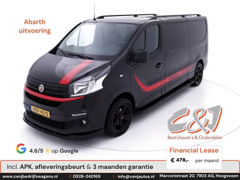Fiat Talento 2.0 MultiJet L2H1 Abarth Dubbele Cabine Abarth Dubbele Cabine luxe airco navi cruise leder lease 478,- p/md